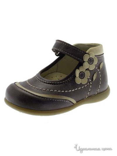 Туфли PetitShoes, цвет коричневый, бежевый