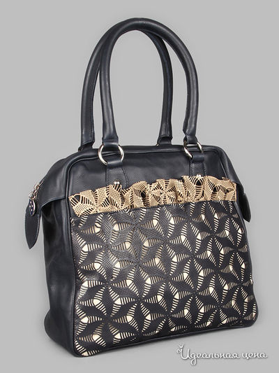 Сумка Maria Tomassini, цвет синий, бежевый