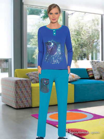 Комплект Polat, цвет синий, голубой