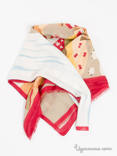 Палантин Moschino, цвет песочный