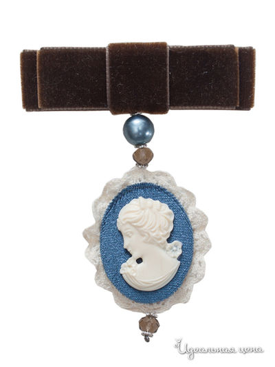 Брошь Coffre, цвет м/к