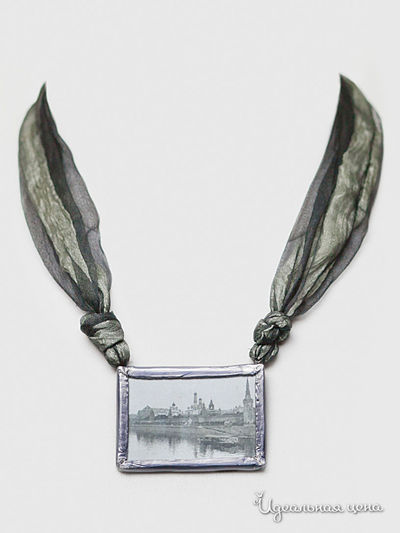 Колье Coffre, цвет серебристый