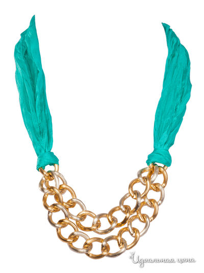 Колье Coffre, цвет бирюзовый