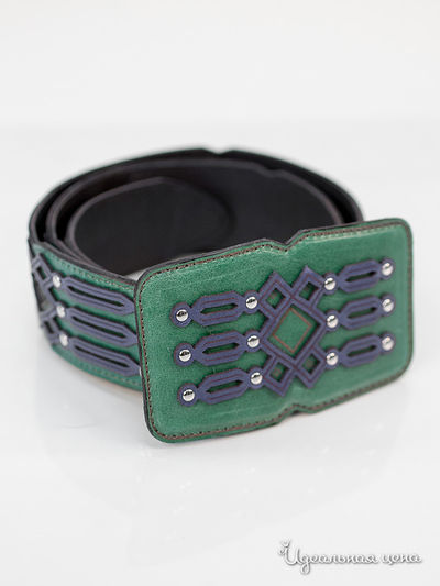 Пояс M.A.K.K.O., цвет зеленый, синий