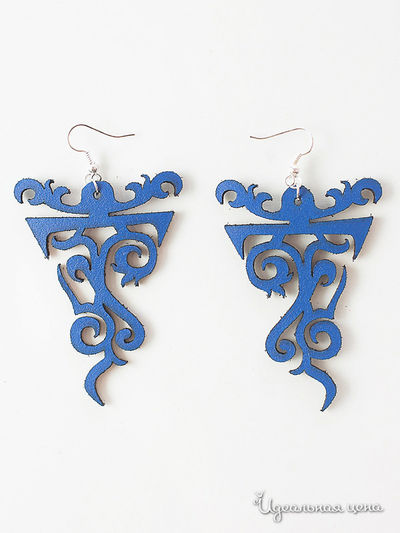 Серьги M.A.K.K.O., цвет синий