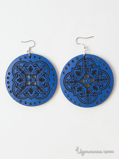 Серьги M.A.K.K.O., цвет синий