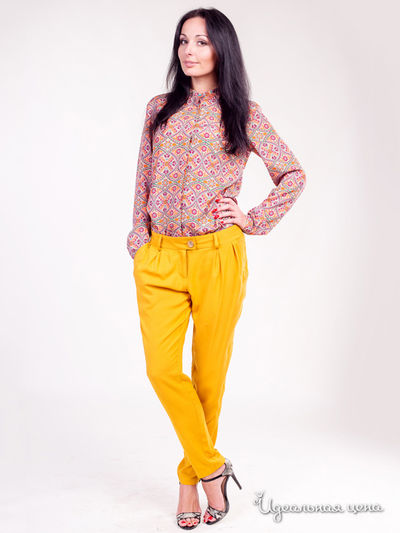 Брюки M.A.K.K.O., цвет горчичные