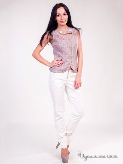 Брюки M.A.K.K.O., цвет молочный