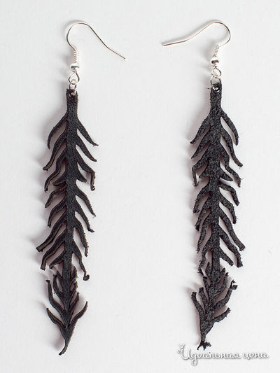 Серьги M.A.K.K.O., цвет черный