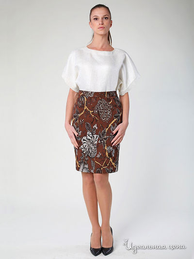 Юбка M.A.K.K.O., цвет коричневый