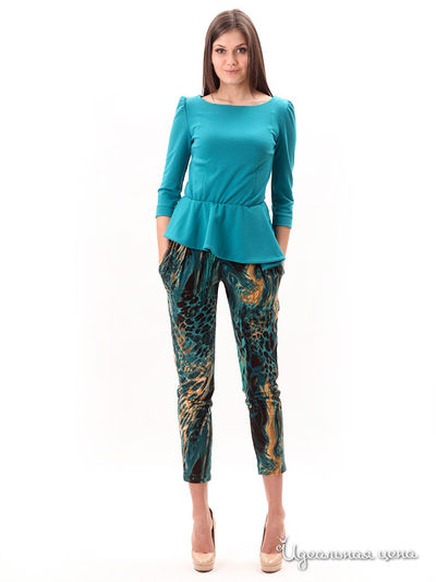 Блуза M.A.K.K.O., цвет Бирюзовая