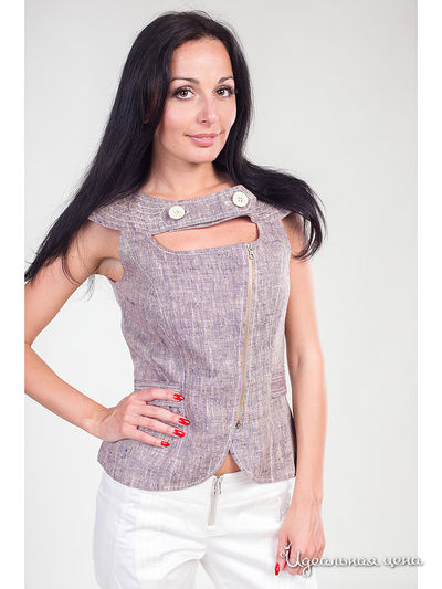 Жилет M.A.K.K.O., цвет бежевый