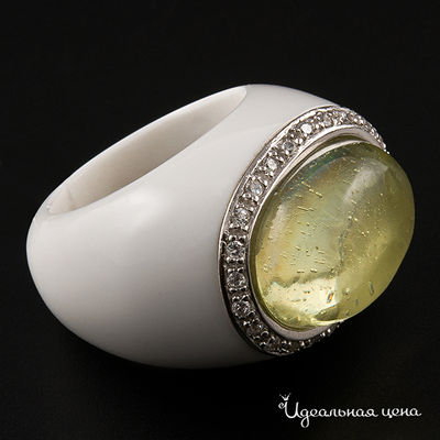 Кольцо ,  серебряное с кахалонгом