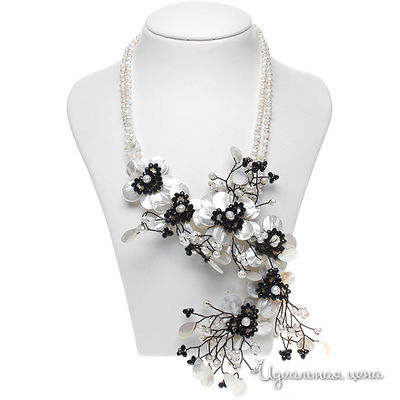 Колье Migura, цвет белый, черный