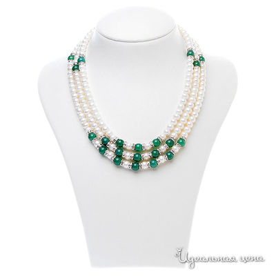 Колье Migura, цвет Белый,зеленый,серый