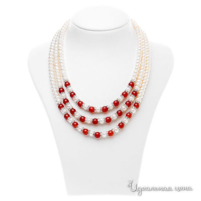 Колье Migura, цвет Белый,оранжевый