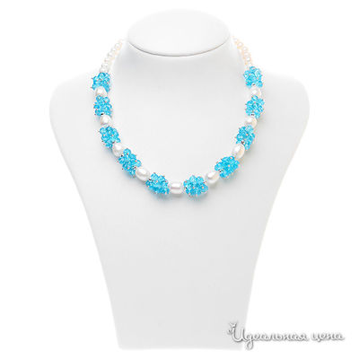 Колье Migura, цвет белый,голубой