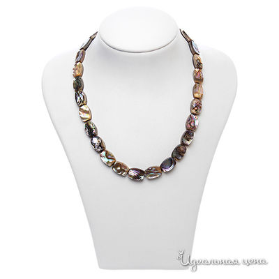 Бусы Migura, цвет серый