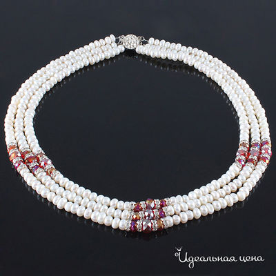 Колье Migura, цвет белый,  красный