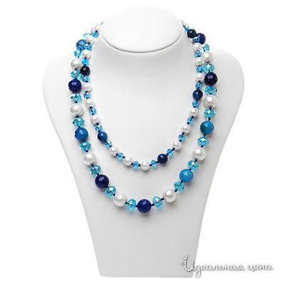 Бусы Migura, цвет Голубой,синий,белый