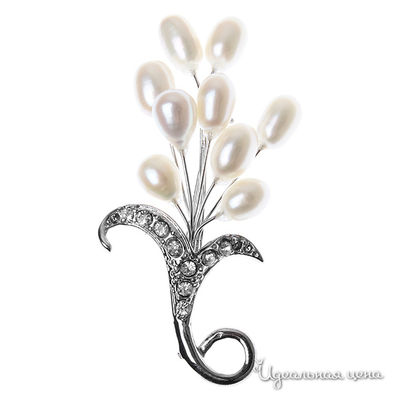 Брошь Migura, цвет Белый