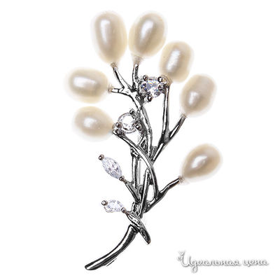 Брошь Migura, цвет Белый