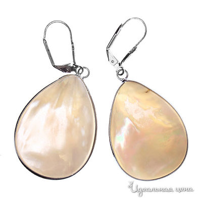 Серьги Migura, цвет белый,серый