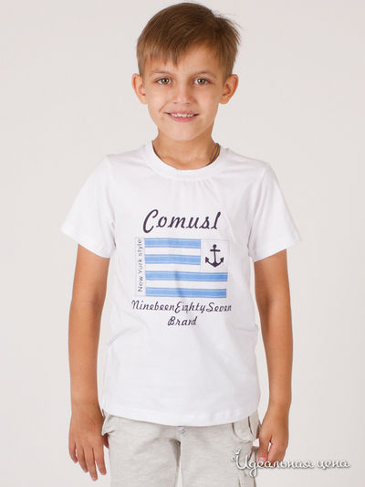 Футболка Comusl, цвет белая
