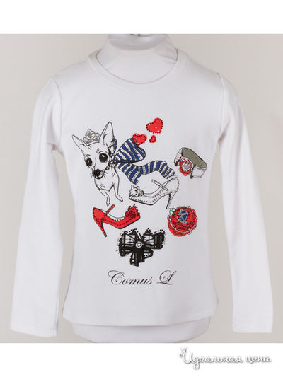 Лонгслив Comusl, цвет белый