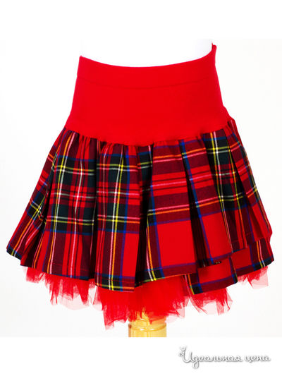 Юбка Comusl, цвет крас/клетка