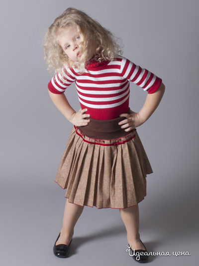 Юбка Comusl, цвет бежевый, коричневый