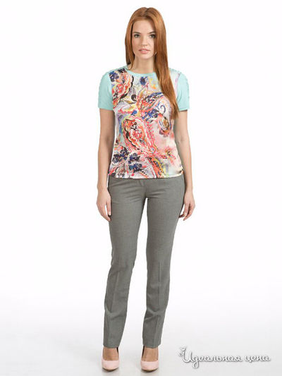 Блуза Приз, цвет бирюзовый