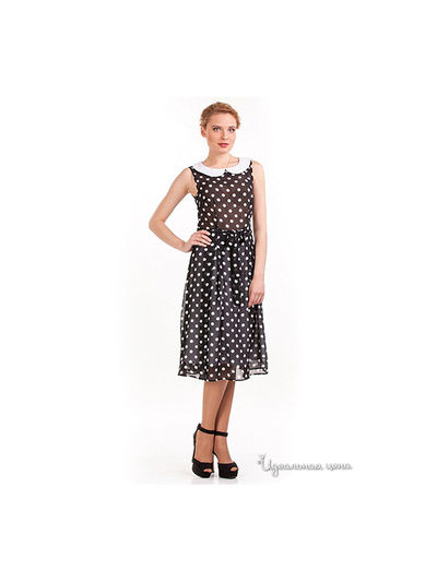 Платье Remix, цвет черное, белое