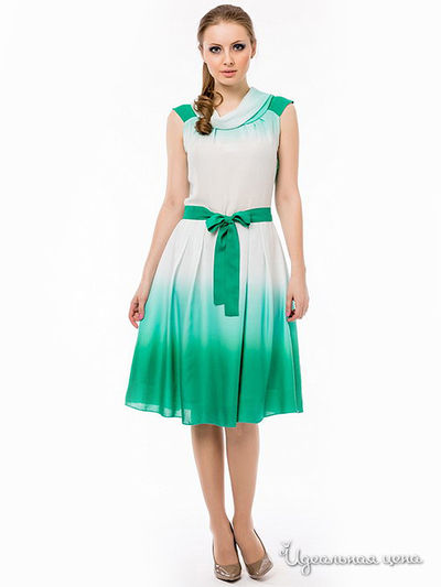 Платье Remix, цвет купон зеленый