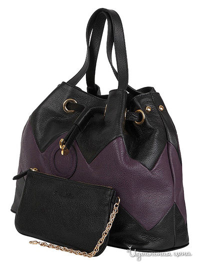 Сумка Arc-en-Ciel, цвет черный-фиолетовый