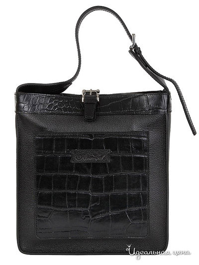 Сумка Arc-en-Ciel, цвет черный-черный (тиснение-крокодил)