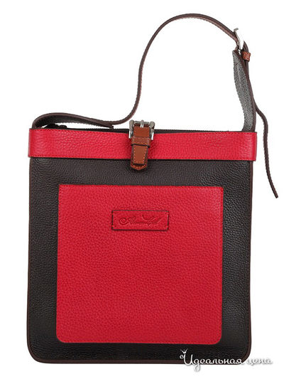 Сумка Arc-en-Ciel, цвет темно-коричневый-гранатовый