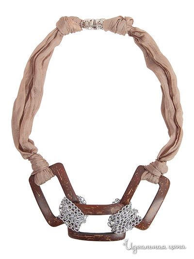 Бусы Arc-en-Ciel, цвет темно-бежевый