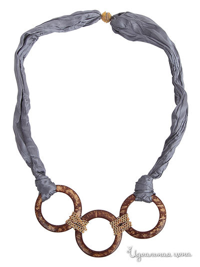 Бусы Arc-en-Ciel, цвет серый