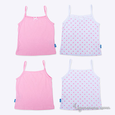 Комплект (Майки 2 Штуки) Button Blue, цвет розовый, белый