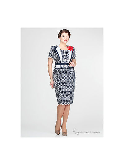 Костюм Elza, цвет Белый, темно синий