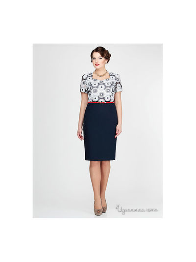 Платье Elza, цвет белый, черный