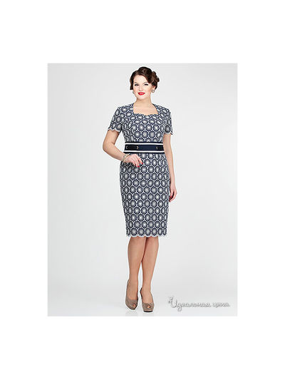 Платье Elza, цвет белый, черный