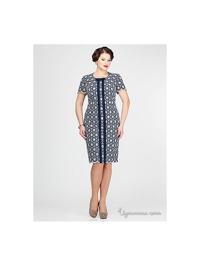 Платье Elza, цвет белый, черный