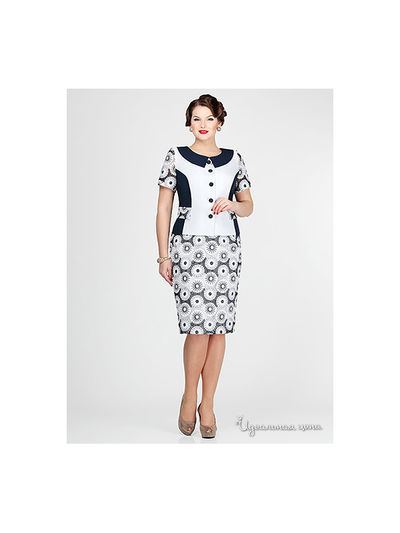 Костюм Elza, цвет белый, черный