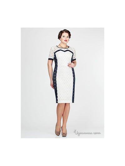 Платье Elza, цвет белый, черный