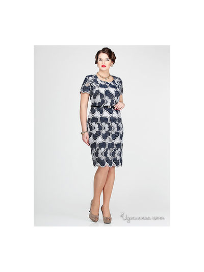 Платье Elza, цвет белый, черный