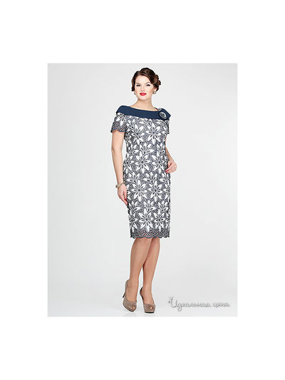 Платье Elza, цвет белый, черный