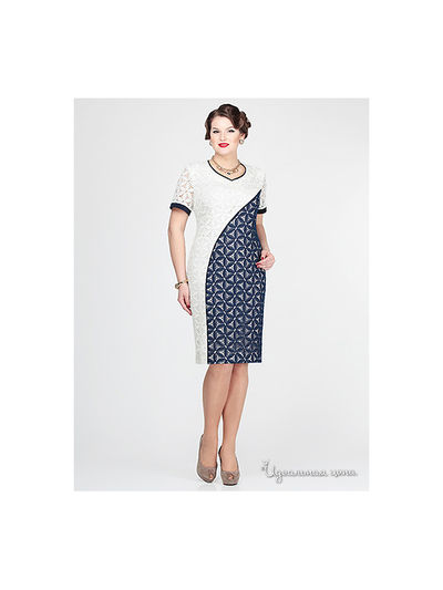 Платье Elza, цвет белый, черный