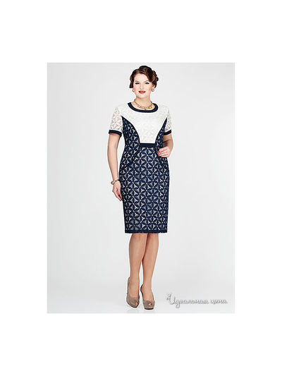 Платье Elza, цвет белый, черный